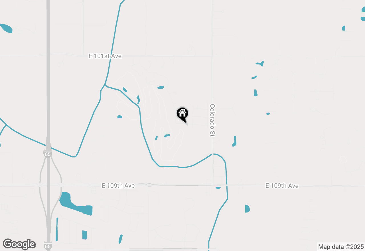 Map of 2845 E 105th Avenue, Crown Point, IN 46307