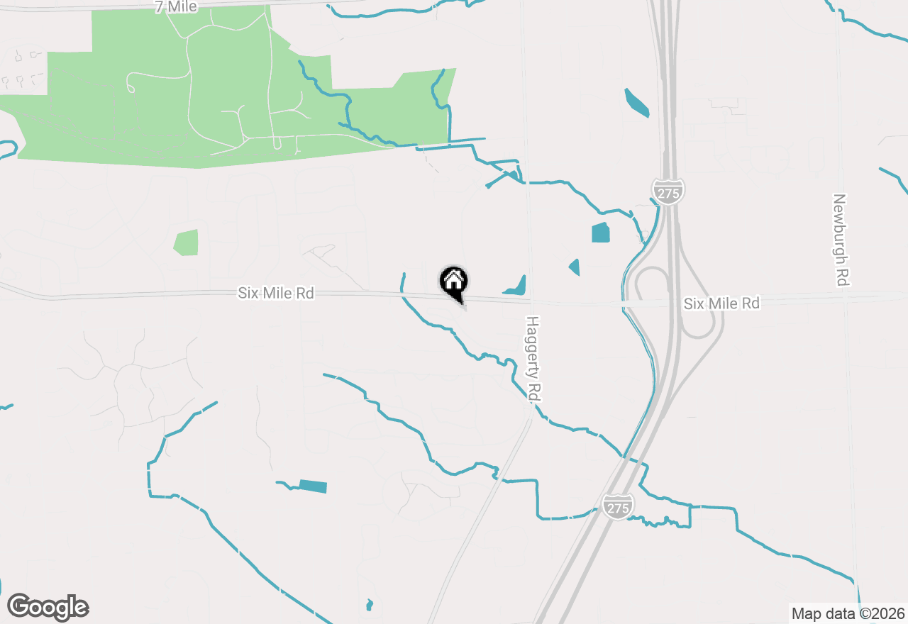 Map of 39763 Rockcrest Circle, Northville, MI 48168