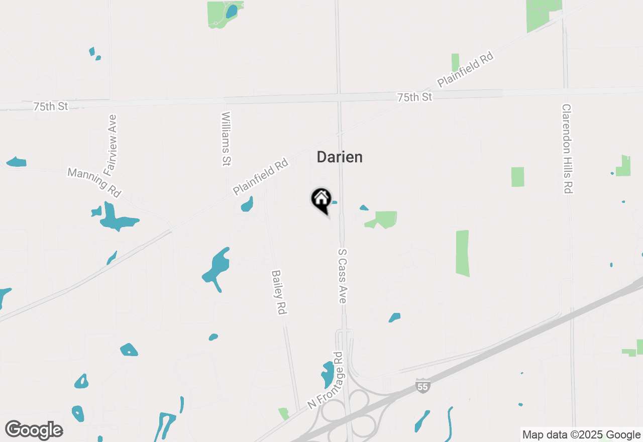 Map of 7913 Grant Street, Darien, IL 60561