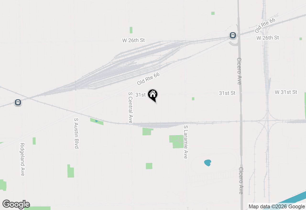 Map of 3137 S 54th Court, Cicero, IL 60804