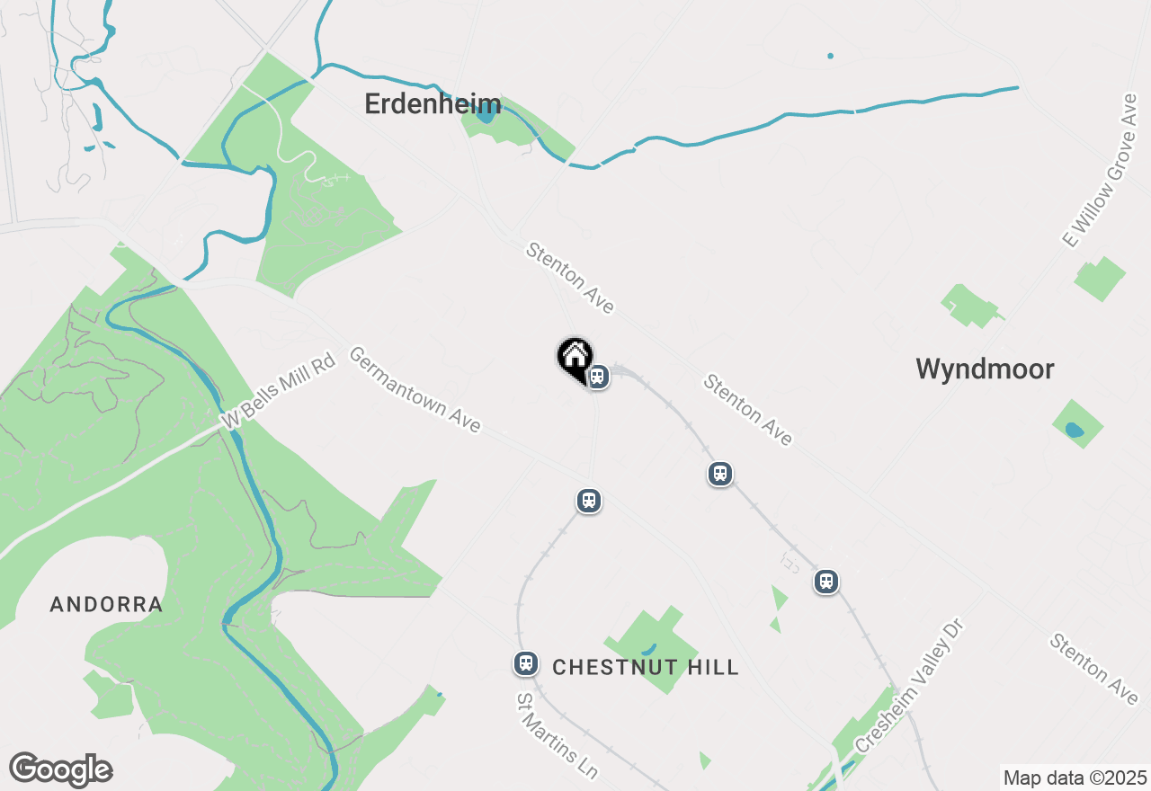 Map of 39 E Chestnut Hill Avenue, Philadelphia, PA 19118