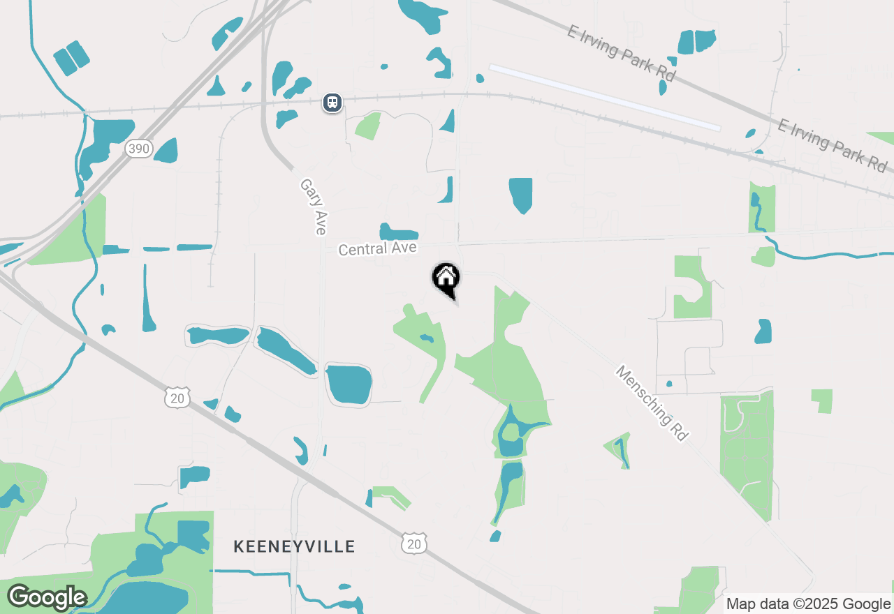 Map of 1210 Churchill Drive, Roselle, IL 60172