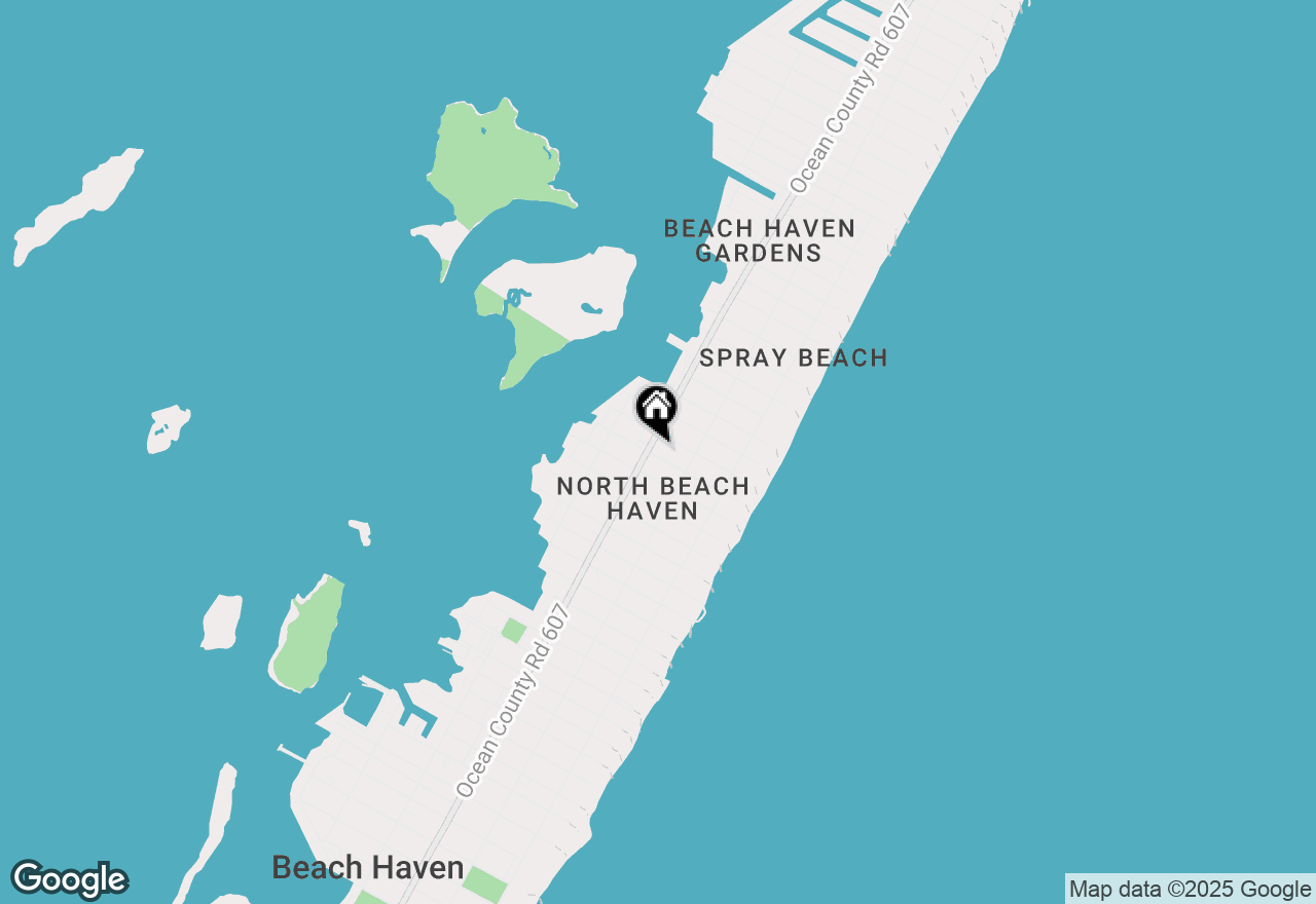 Map of 1901 Long Beach, Long Beach Township, NJ 08008