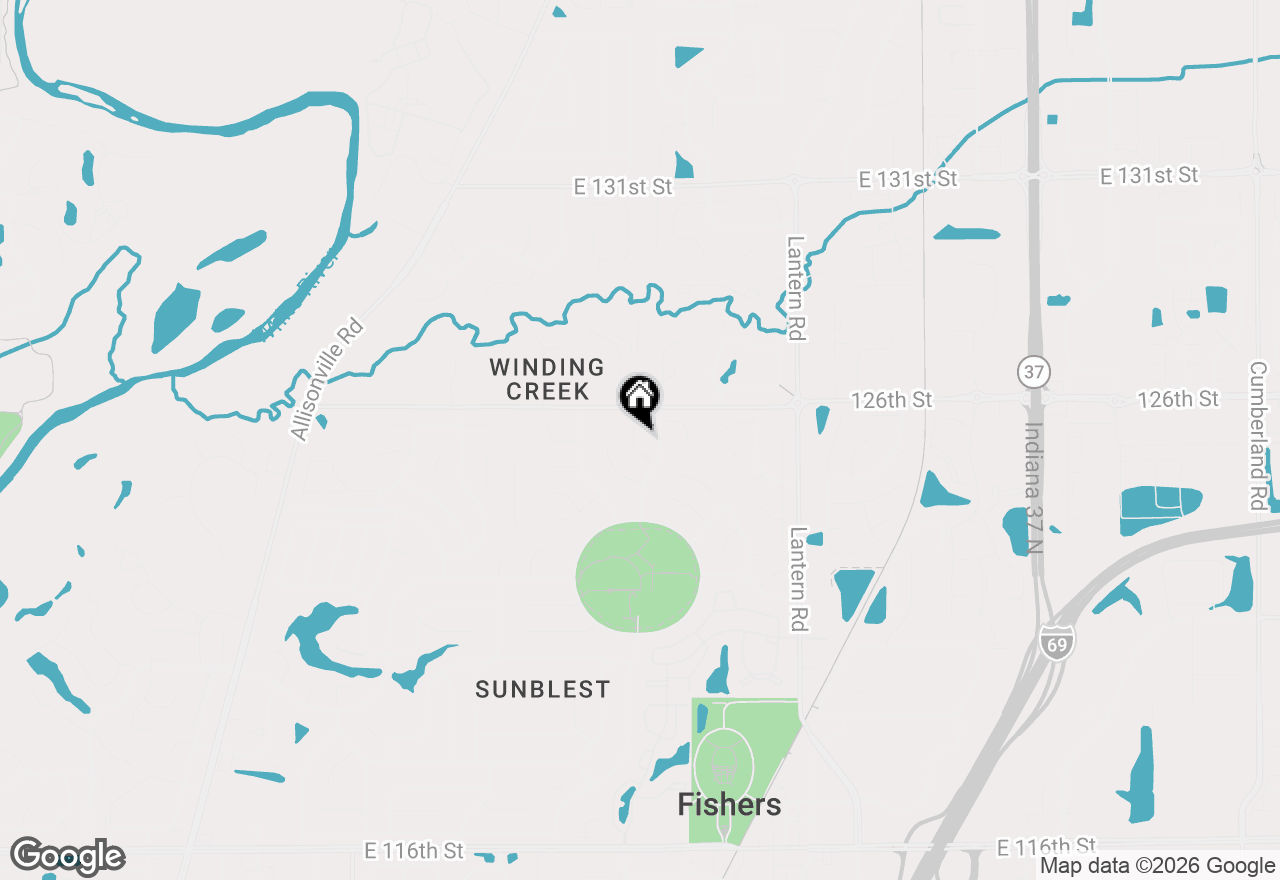 Map of 12559 Pointer Place, Fishers, IN 46038