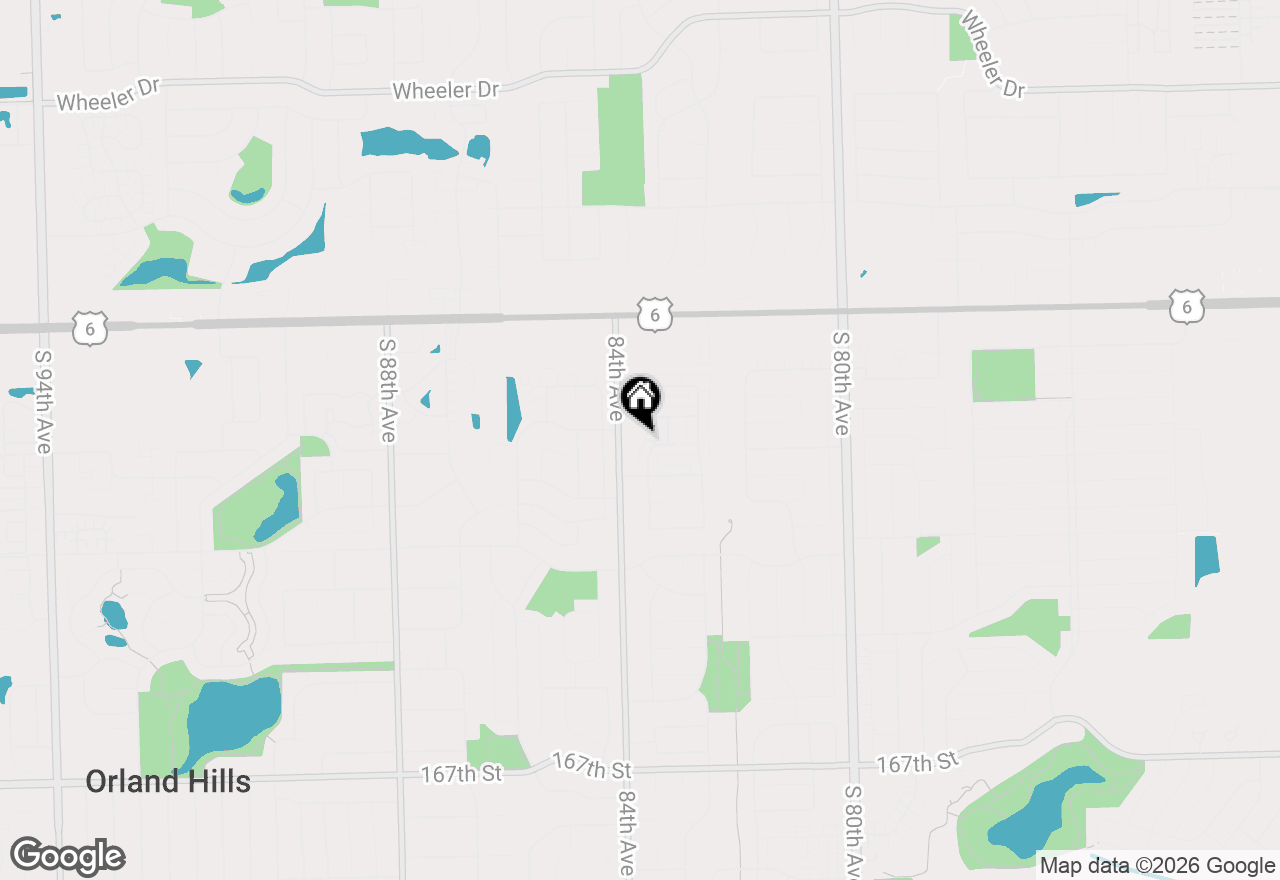 Map of 16110 Pine Drive, Tinley Park, IL 60477