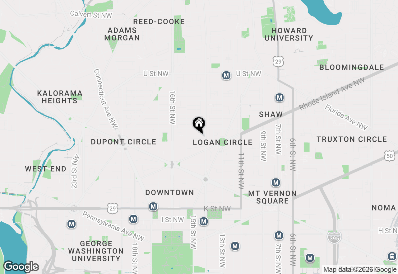 Map of 1440 Church Street Nw #401, Washington, DC 20005