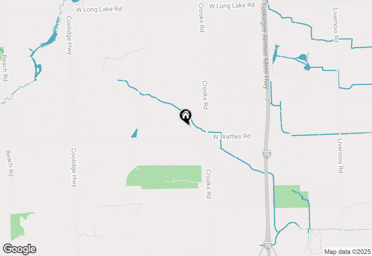 Map of 4088 Parkstone Court, Troy, MI 48098