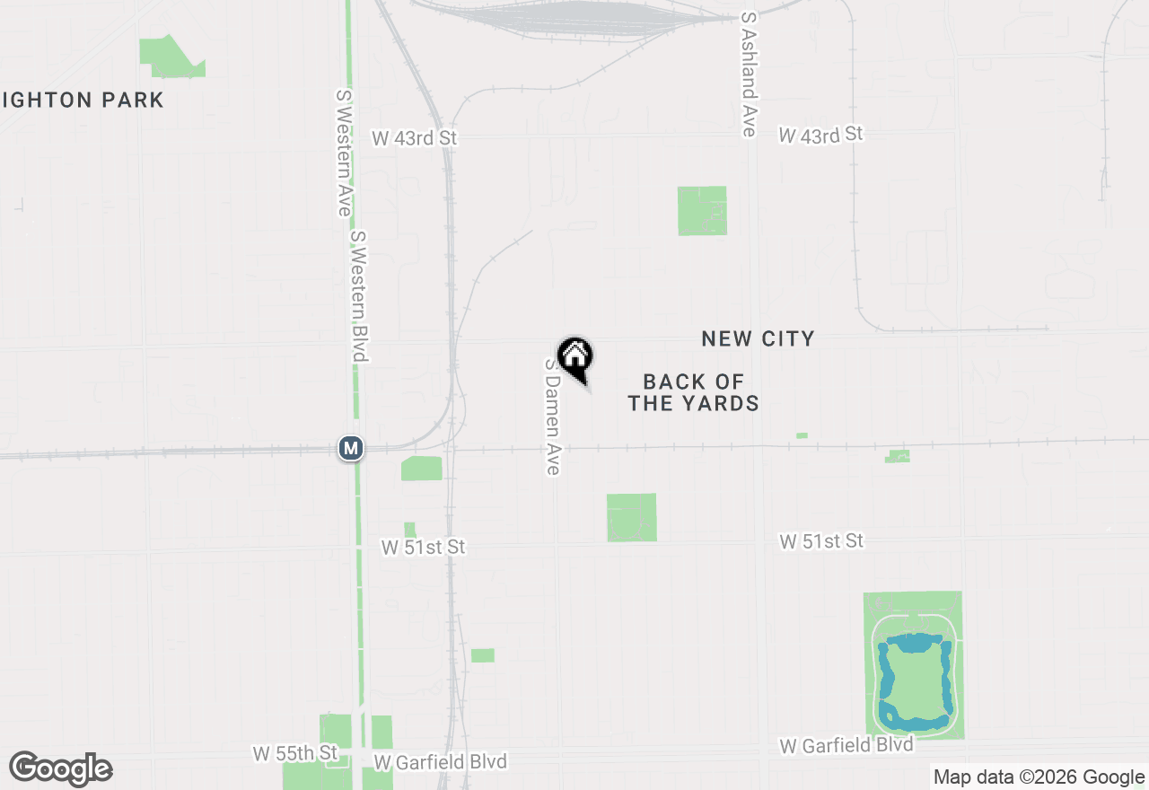 Map of 4800 S Winchester Avenue #1W, Chicago, IL 60609