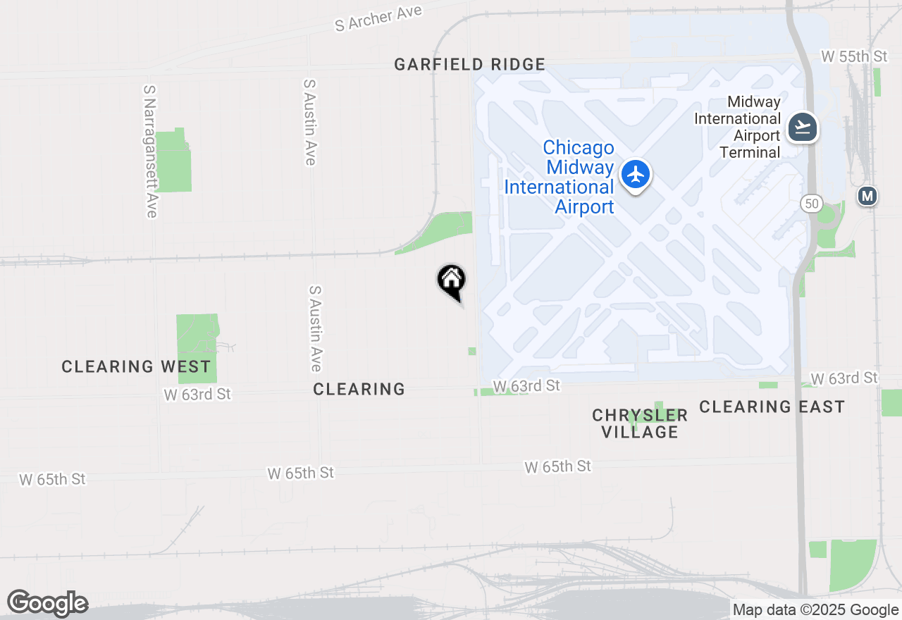 Map of 6100 S Parkside Avenue, Chicago, IL 60638