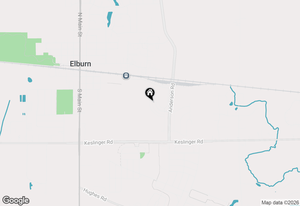 Map of 886 Simpson Avenue, Elburn, IL 60119