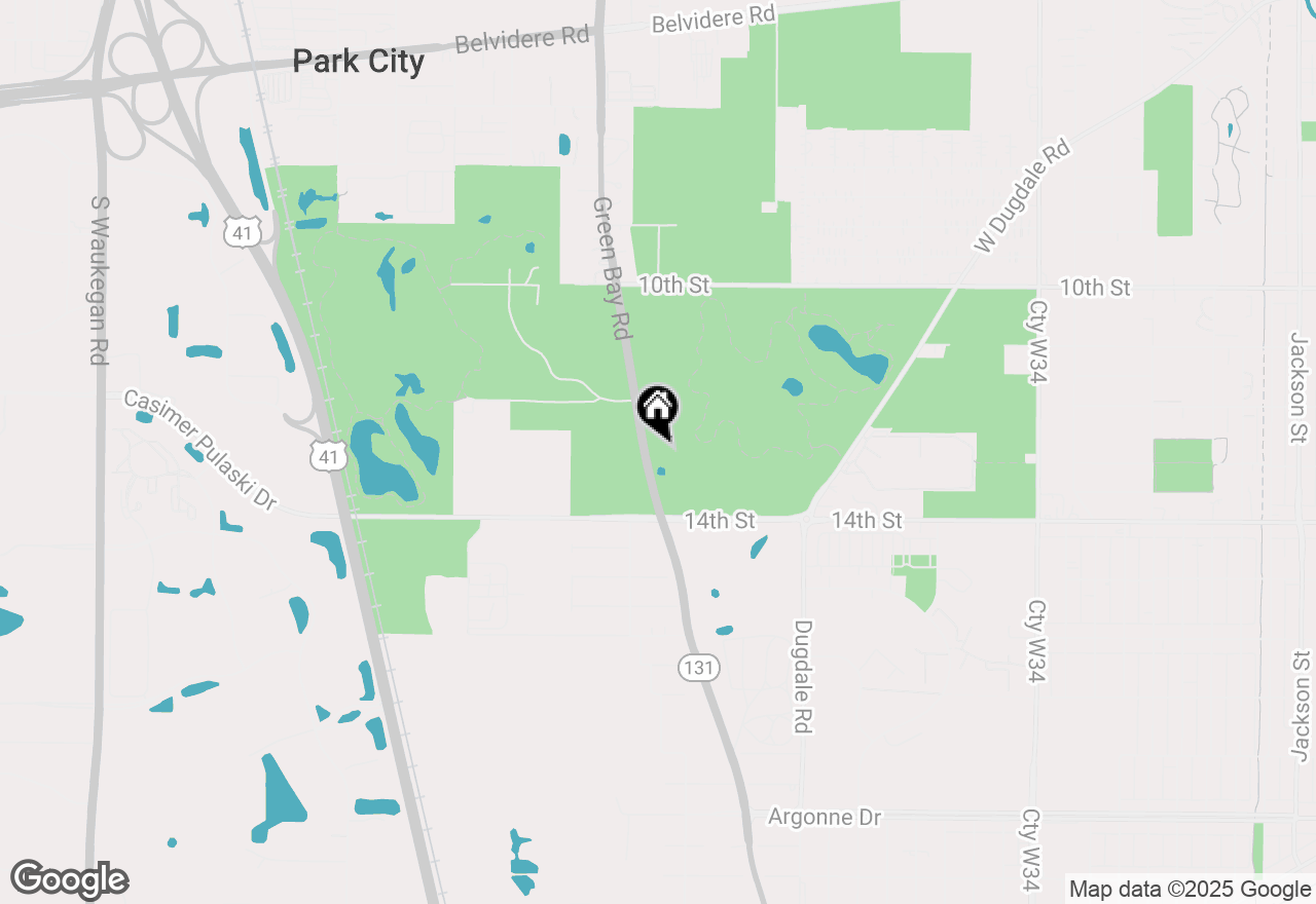 Map of 1095 N Green Bay Road, Waukegan, IL 60085