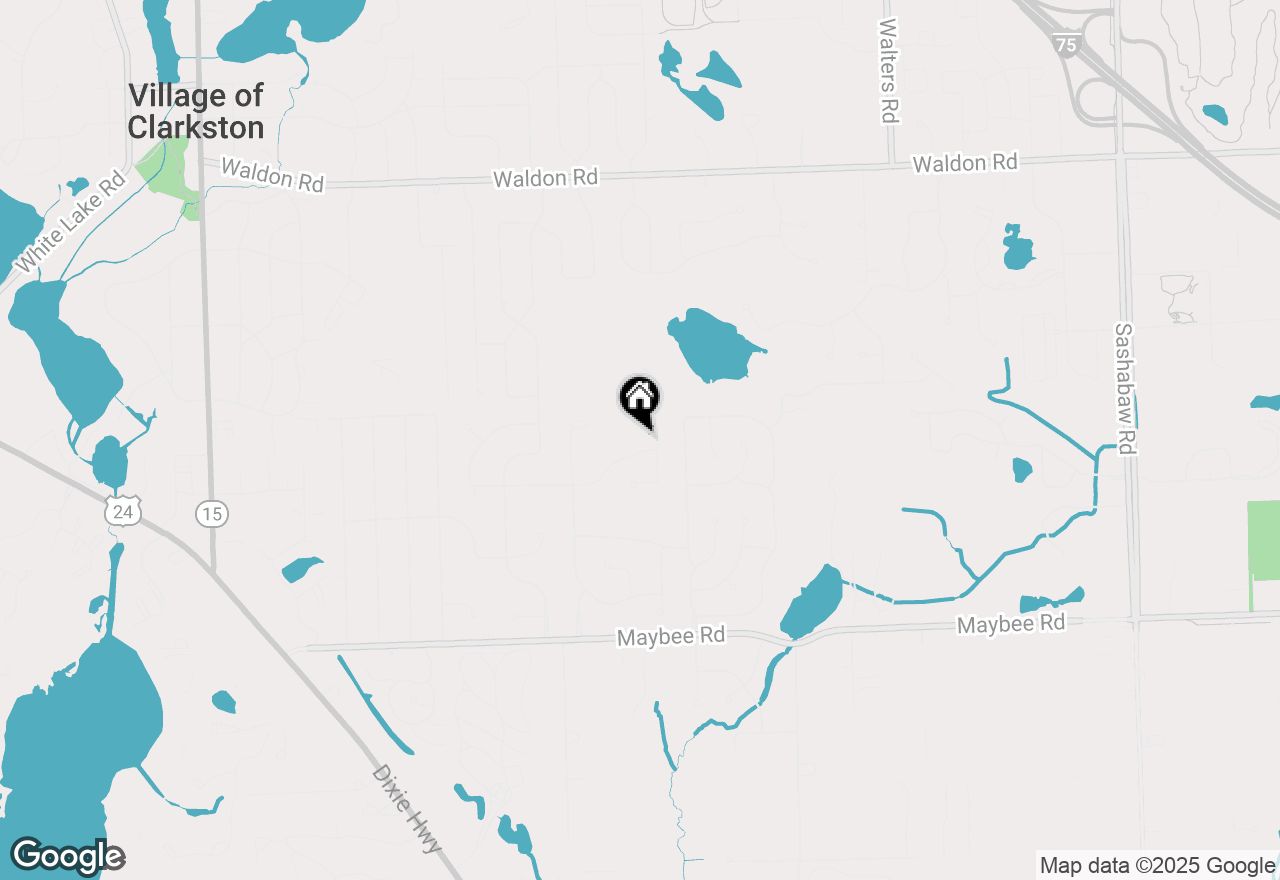 Map of 6829 Woodcrest Ridge, Clarkston, MI 48346