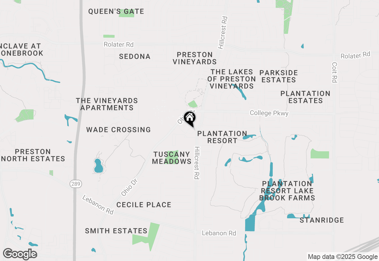 Map of 6133 Rainbow Valley, Frisco, TX 75035