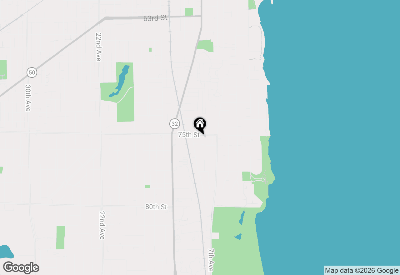Map of 911 75th St, Kenosha, WI 53143