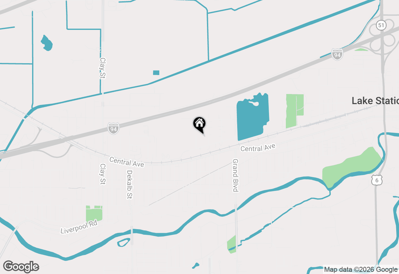 Map of 2495 Hancock Street, Lake Station, IN 46405