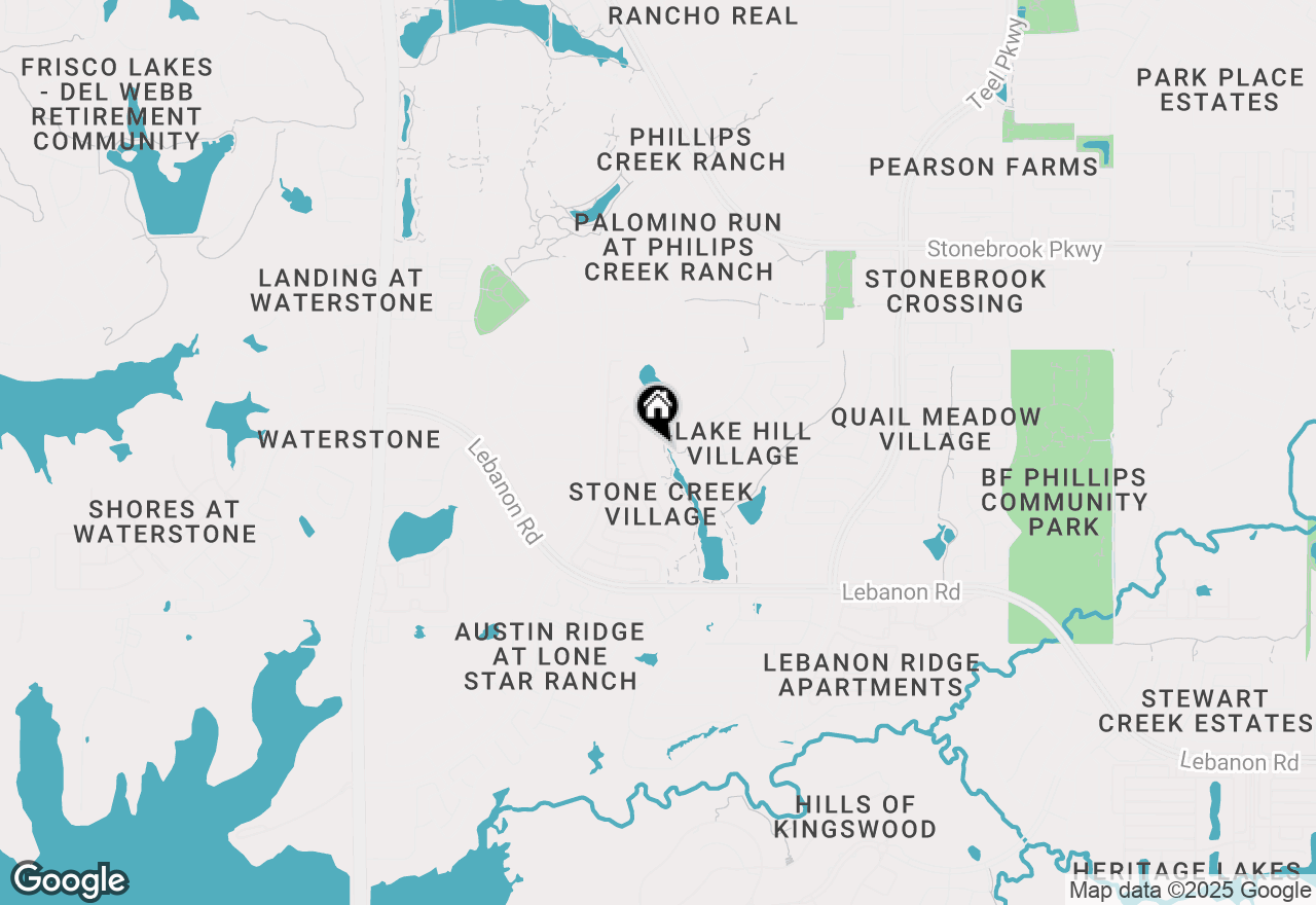 Map of 5594 Beacon Hill Drive, Frisco, TX 75036