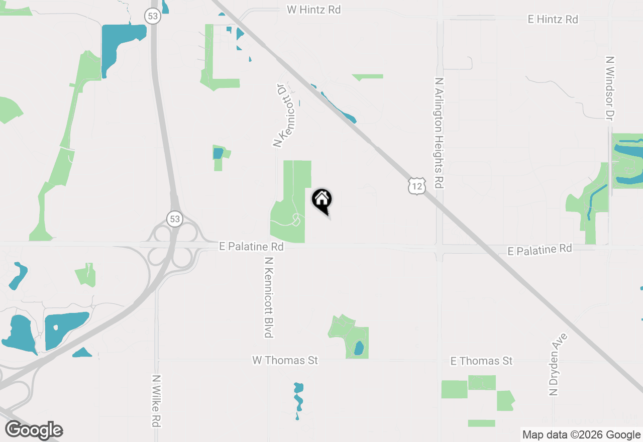 Map of 1928 N Ridge Avenue, Arlington Heights, IL 60004