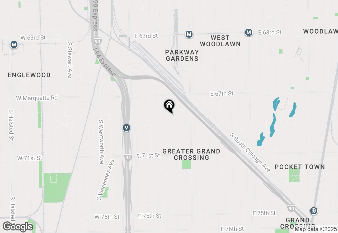 Map of 6826 S Prairie Avenue, Chicago, IL 60637