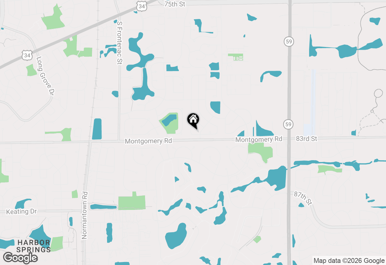 Map of 1329 Amaranth Drive, Naperville, IL 60564