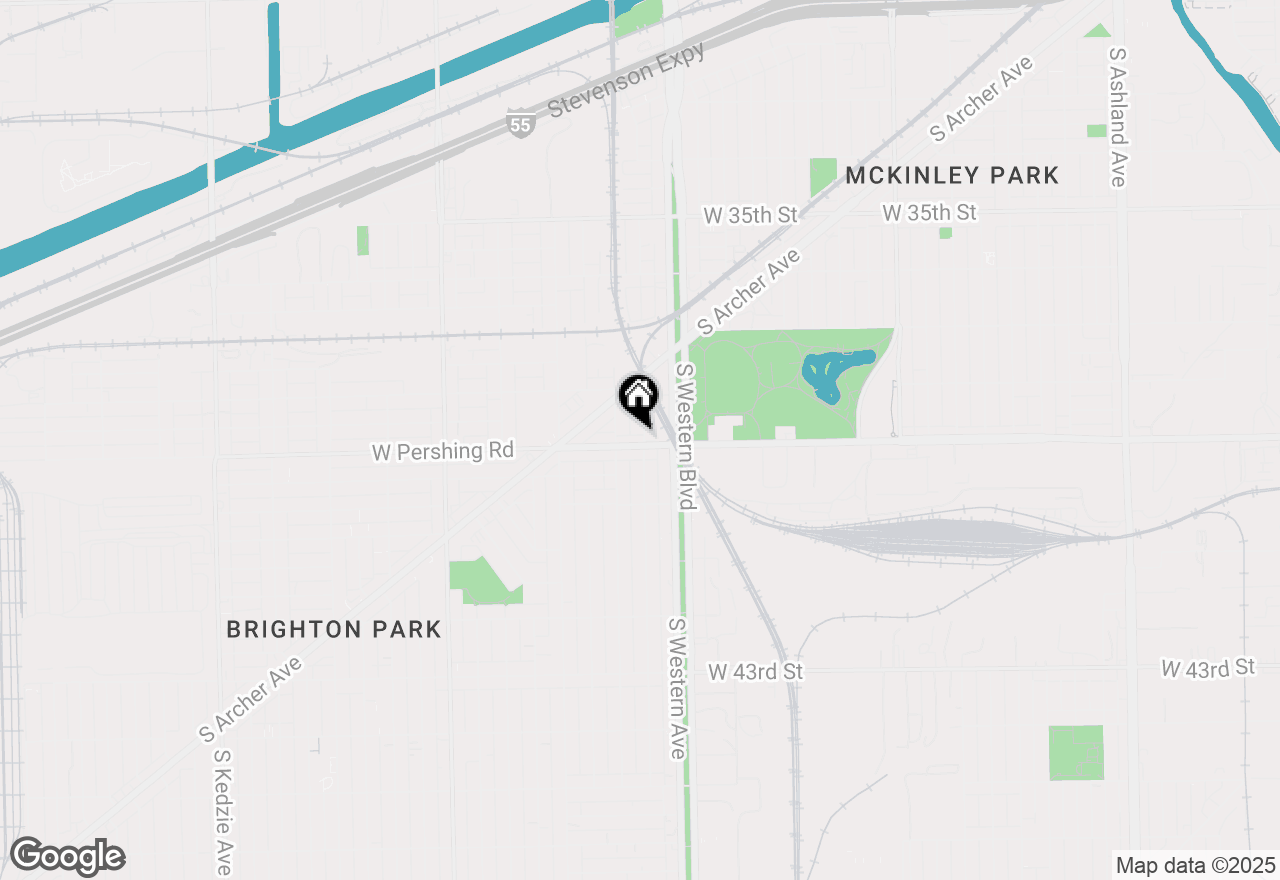 Map of 2434 W Pershing Road, Chicago, IL 60632