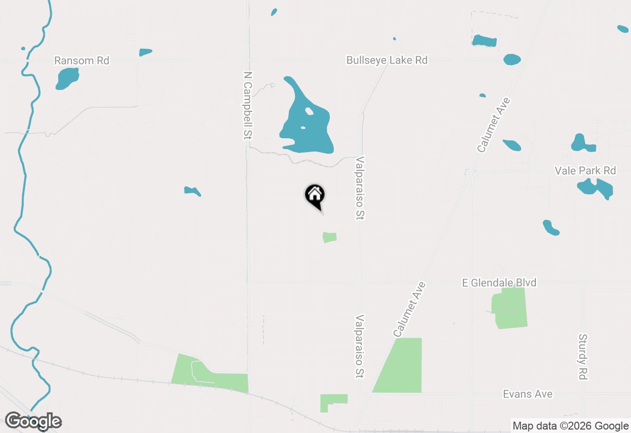Map of 2304 Shannon Drive, Valparaiso, IN 46383