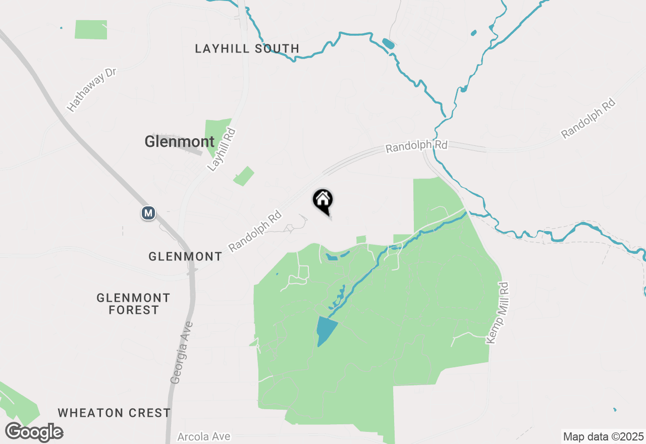 Map of 1600 Winding Waye Lane, Silver Spring, MD 20902