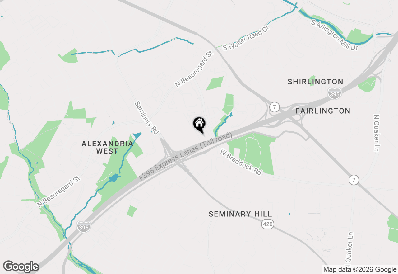 Map of 4611 Latrobe Place, Alexandria, VA 22311
