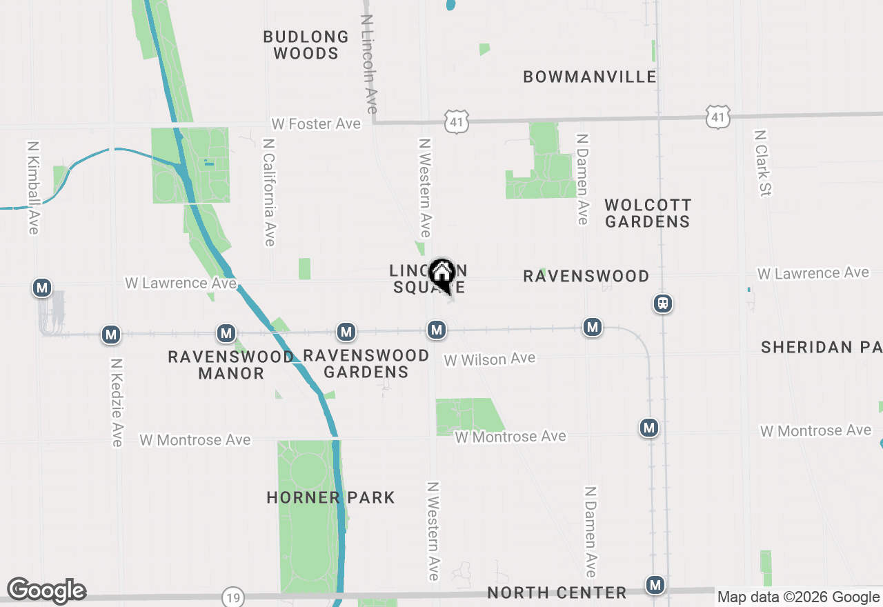 Map of 4736 N Lincoln Avenue #4, Chicago, IL 60625