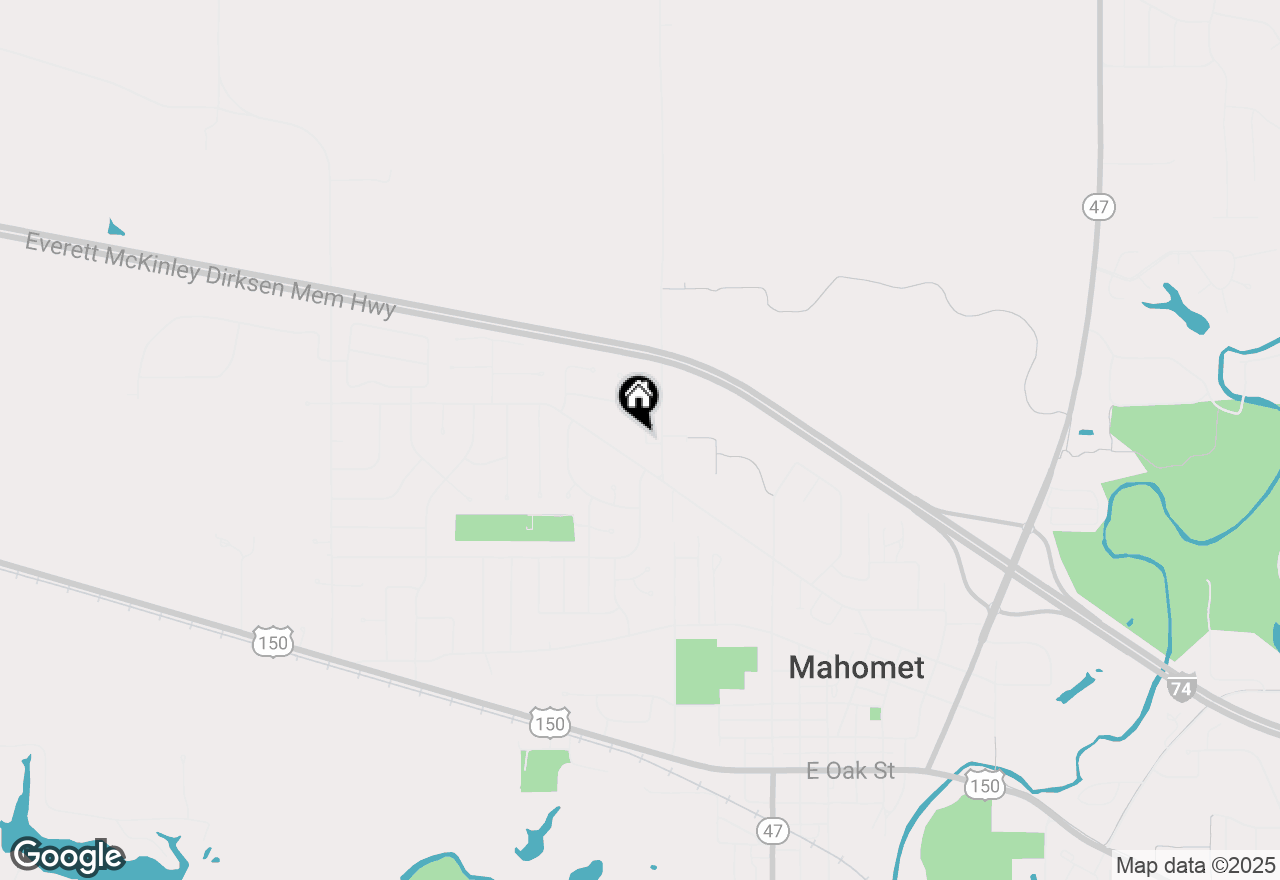 Map of 703 N Northridge Drive, Mahomet, IL 61853