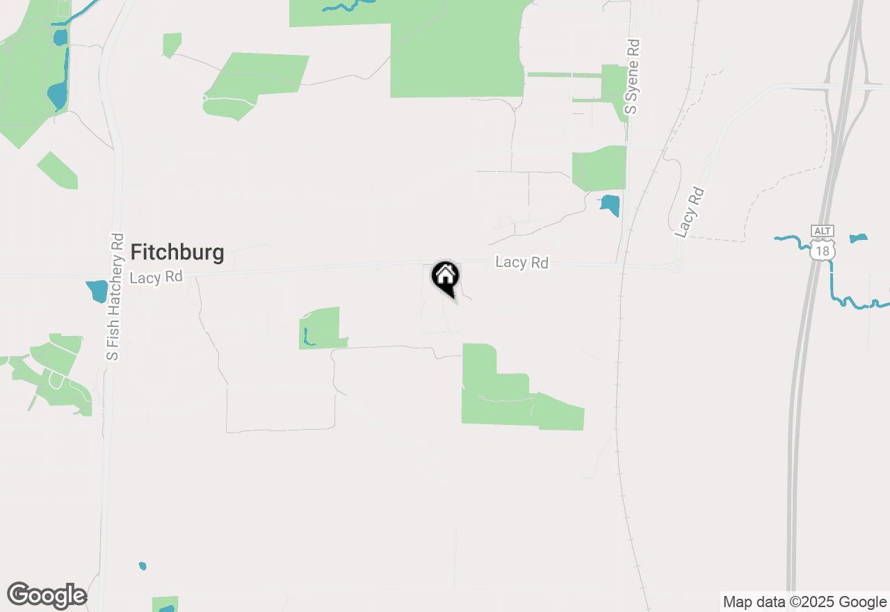 Map of 37 Pond View Way, Fitchburg, WI 53711