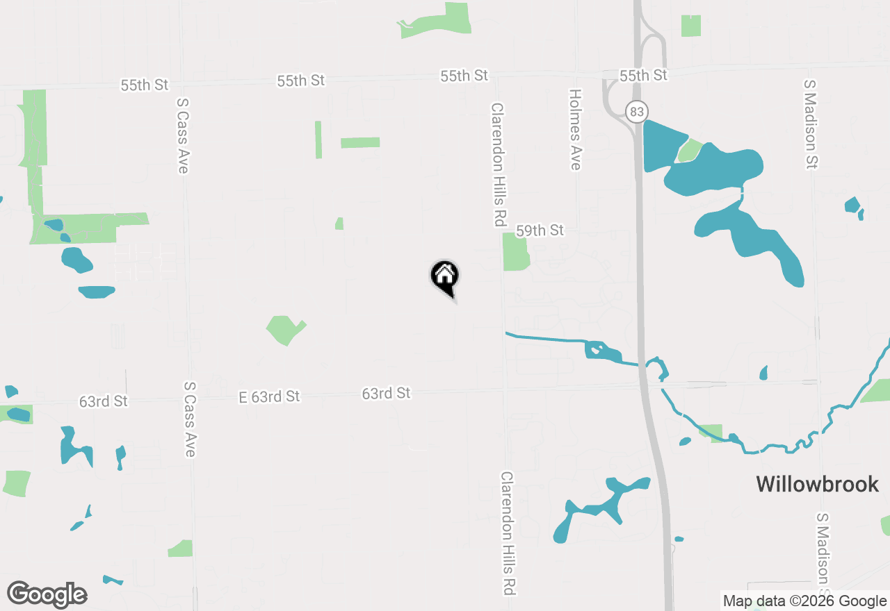 Map of 350 61st (lot 5) Street, Willowbrook, IL 60527
