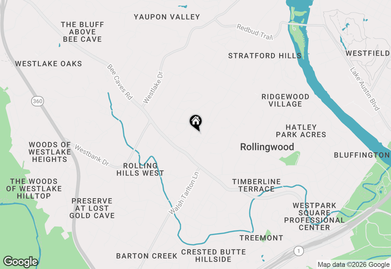 Map of 300 Stonewall Ln, Austin, TX 78746
