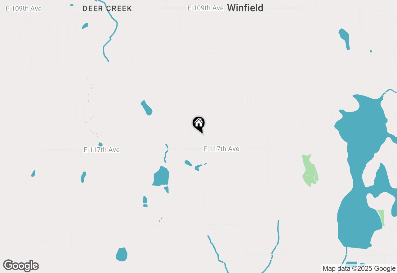 Map of 7366 E 116th Place, Winfield, IN 46307