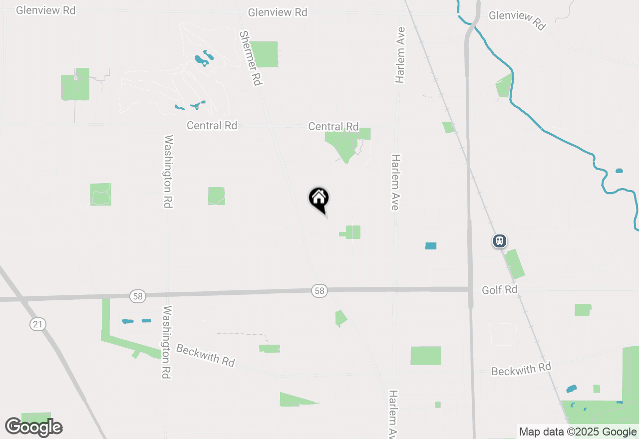 Map of 2140 Walnut Court, Glenview, IL 60025