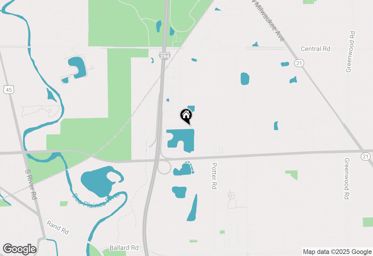 Map of 9630 Reding Circle, Des Plaines, IL 60016