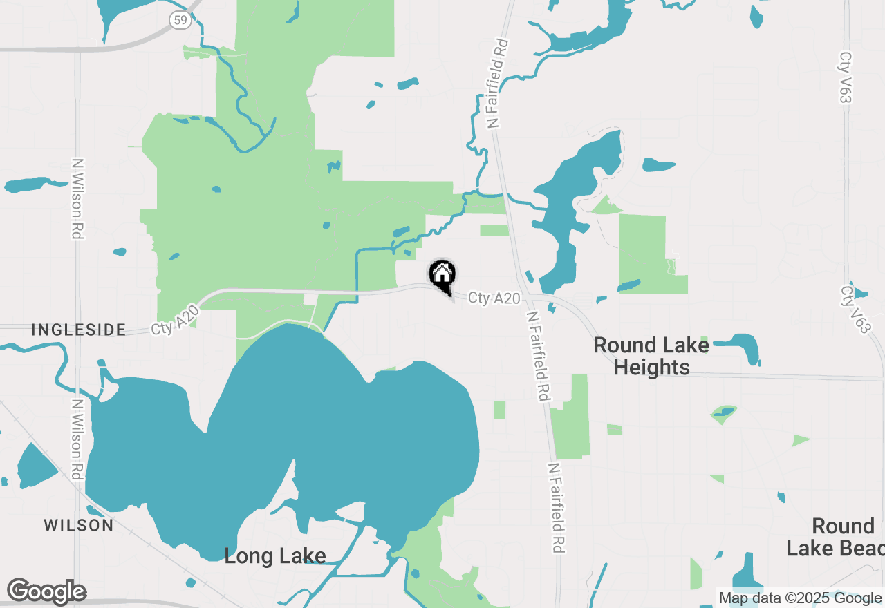Map of 24791 W Rollins Road, Round Lake, IL 60073