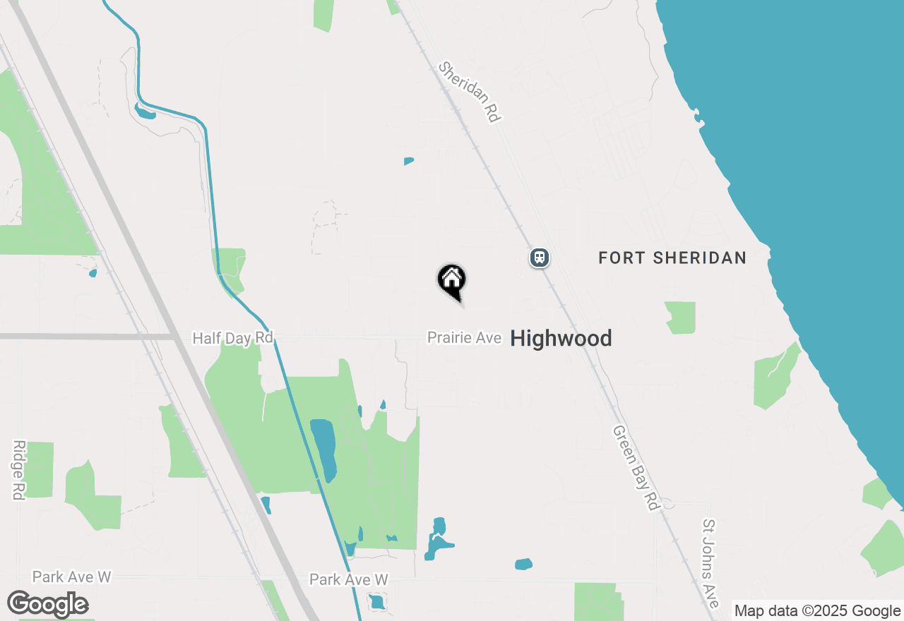 Map of 232 S Central Avenue #2, Highwood, IL 60040