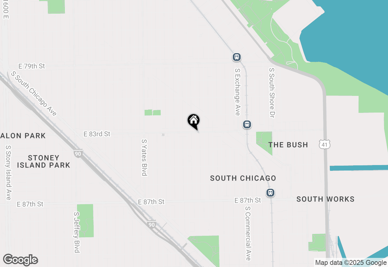 Map of 8300 S Marquette Avenue, Chicago, IL 60617