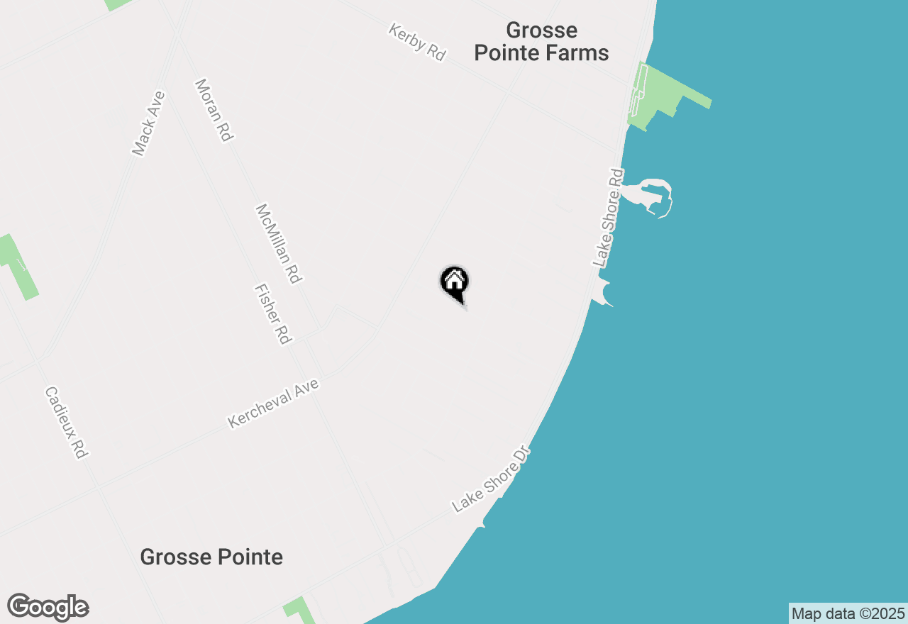 Map of 79 Kenwood Road, Grosse Pointe Farms, MI 48236