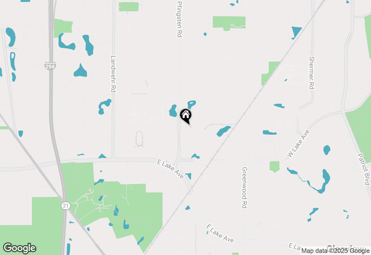 Map of 2040 Trent Court #2040, Glenview, IL 60026