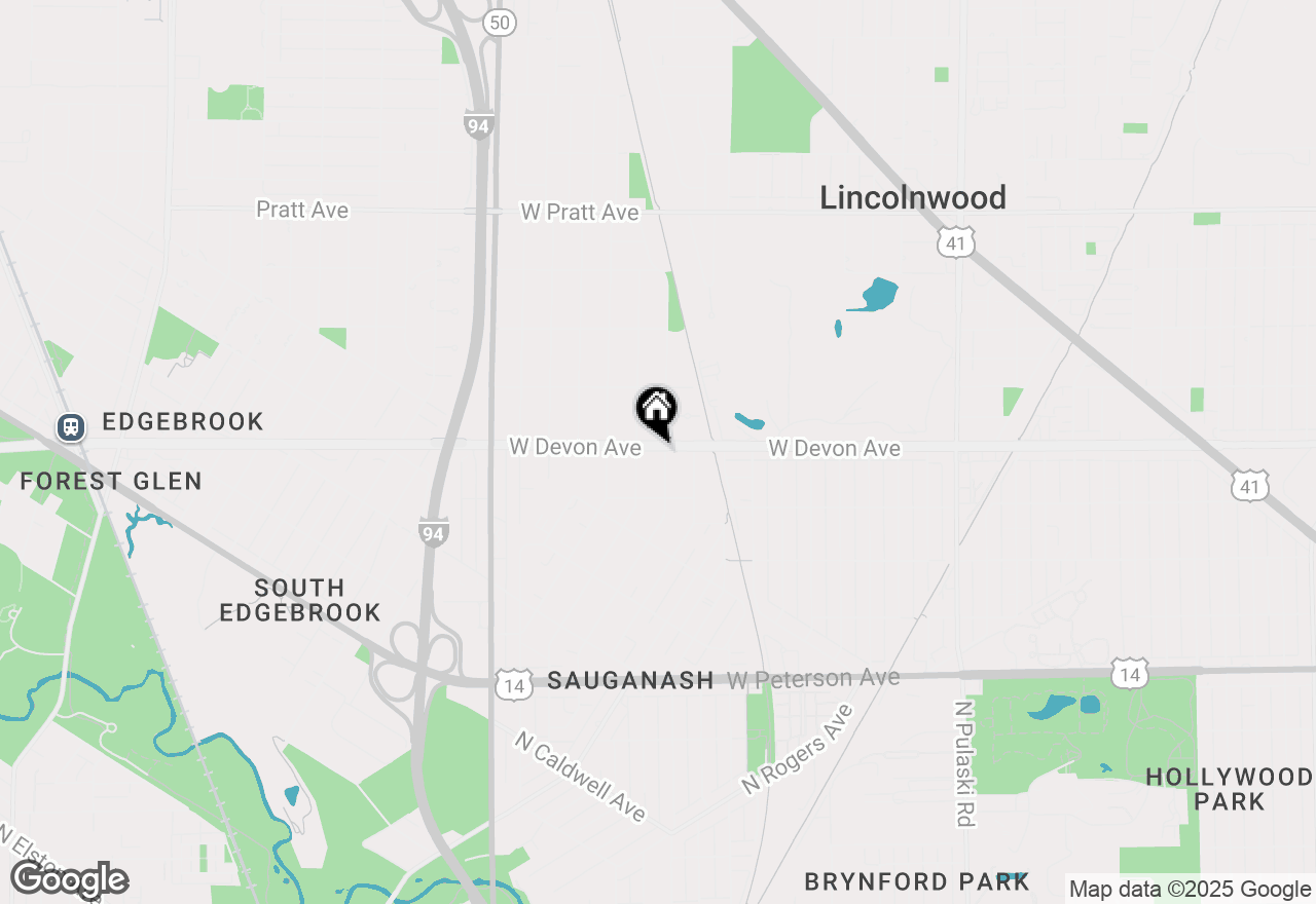 Map of 6348 N Knox Avenue, Chicago, IL 60646