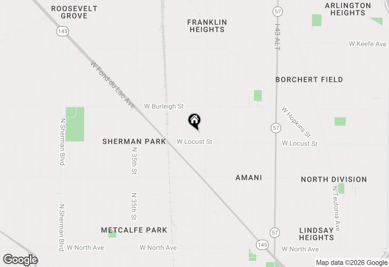Map of 2935 N 28th St #2937, Milwaukee, WI 53210