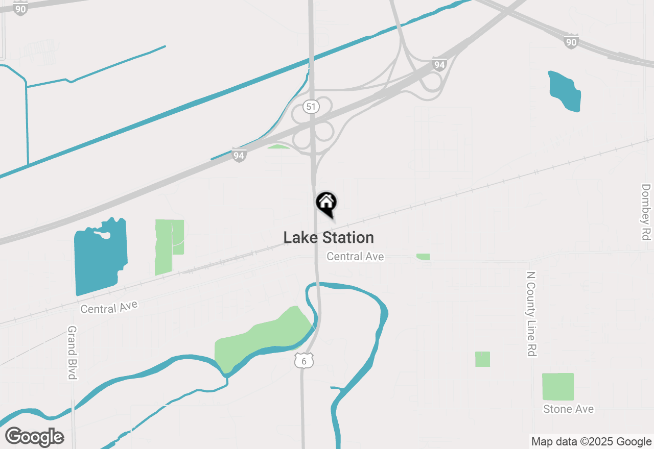 Map of 3636 Marquette Road, Lake Station, IN 46405