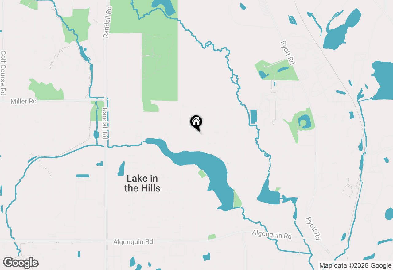 Map of 1111 Pine Street, Lake In The Hills, IL 60156