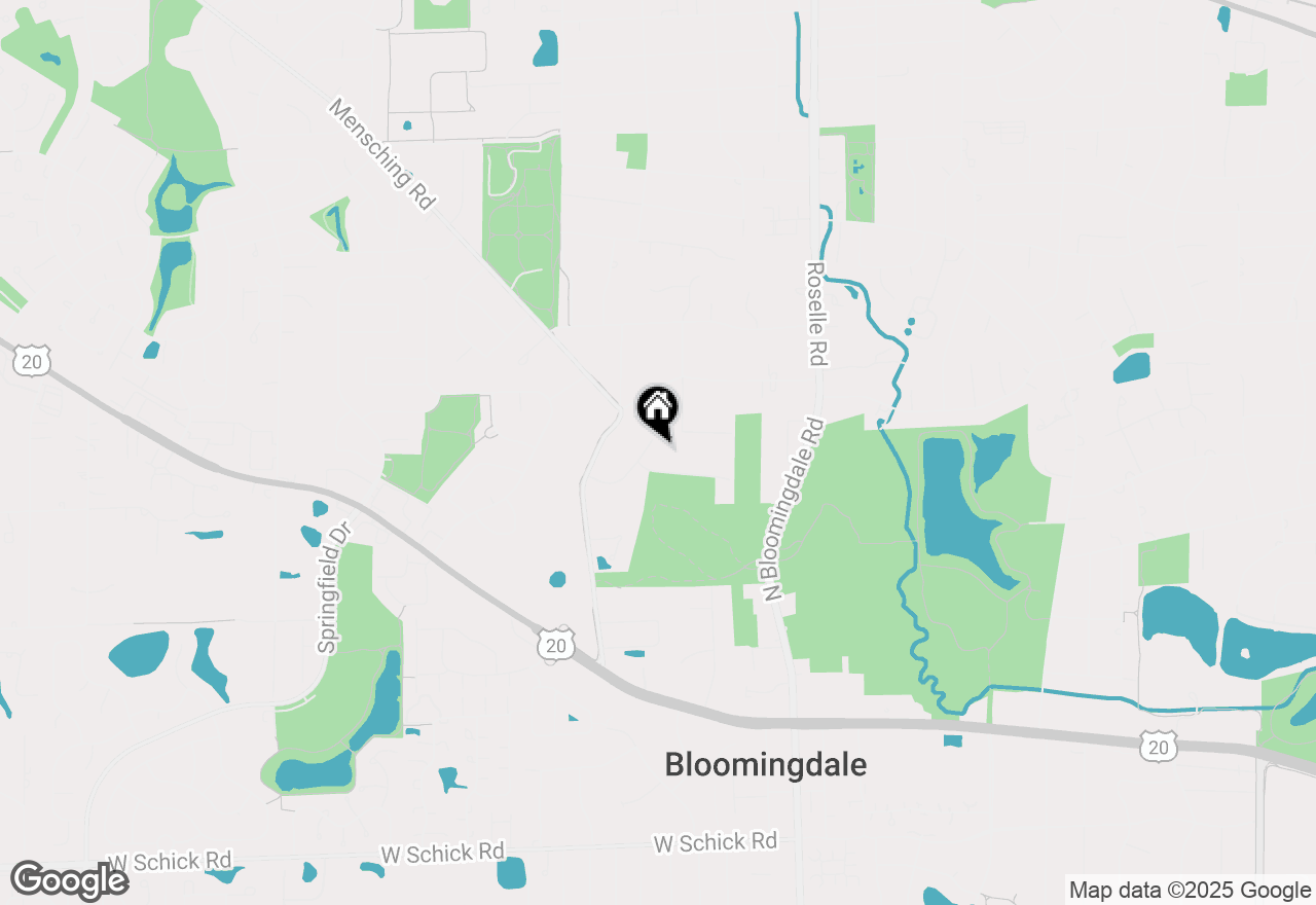 Map of 23W638 Goodridge Terrace, Roselle, IL 60172