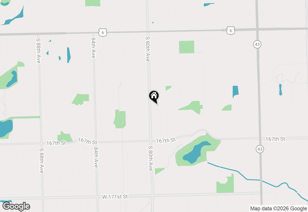Map of 7969 164th Court #7969, Tinley Park, IL 60477