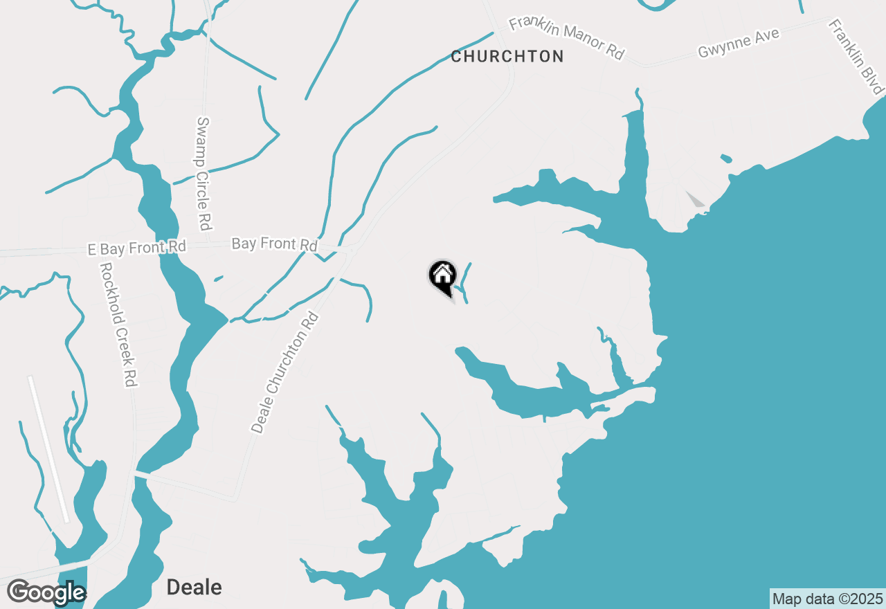 Map of 5865 Deale Beach, Deale, MD 20751