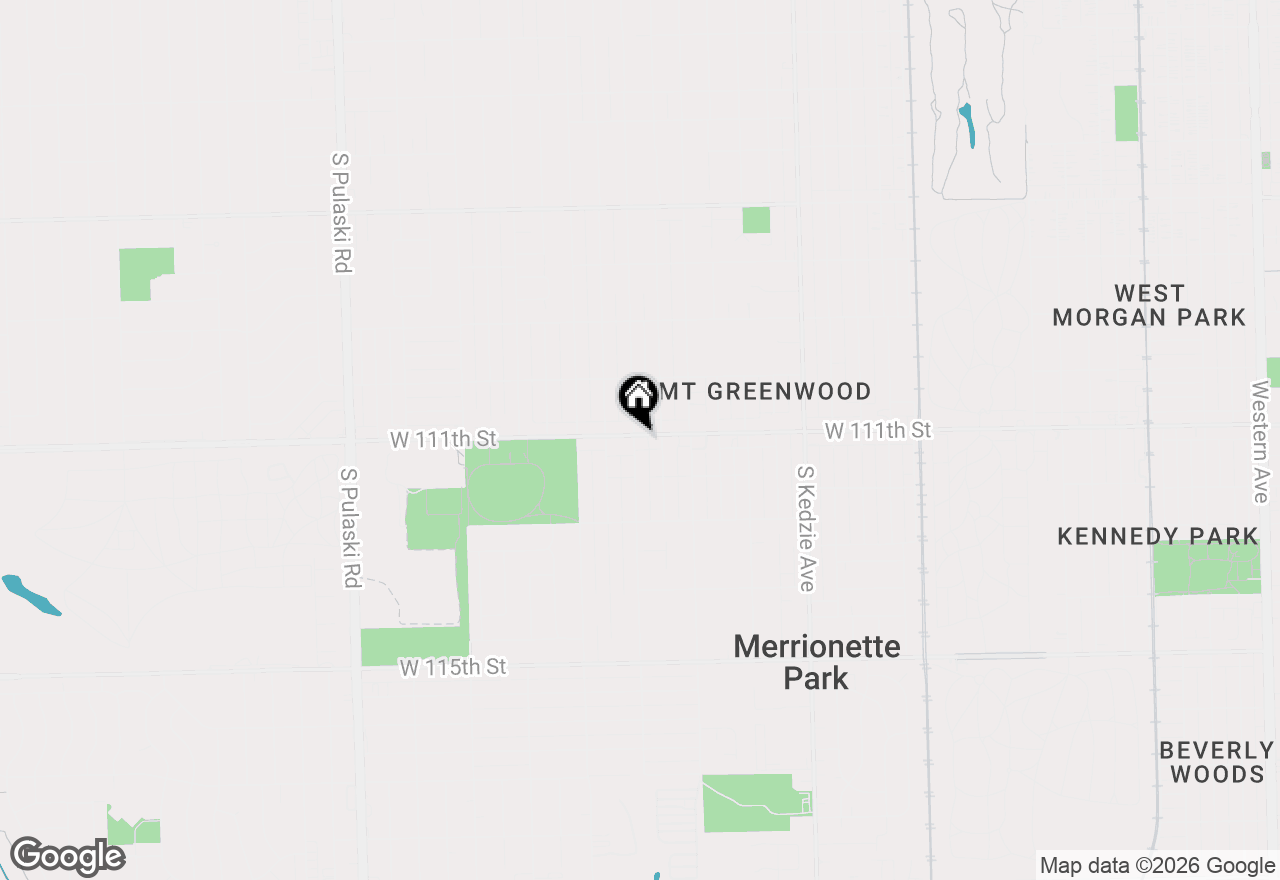 Map of 11103 S St Louis Avenue #203, Chicago, IL 60655