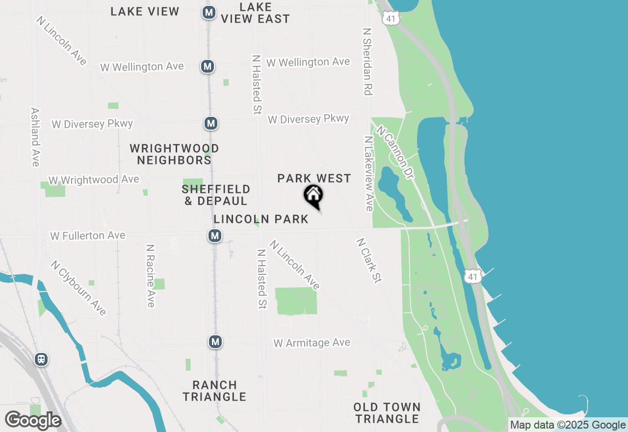 Map of 2430 N Geneva Terrace #3, Chicago, IL 60614