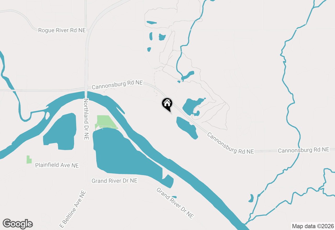 Map of 4122 Preserve Drive Ne, Belmont, MI 49306